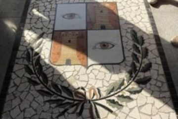 Mosaico con raffigurato il nostro Stemma